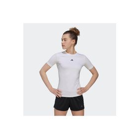 Adidas HN9076 Techfit Beyaz Kadın T-shirt