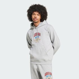 Adidas Hooded 1 Gri Erkek Sweatshirt