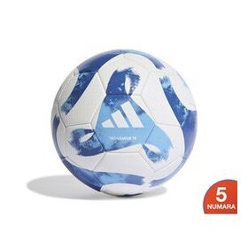 Adidas HT2429 Tiro League Thermally Bonded Beyaz Mavi Unisex Futbol Topu