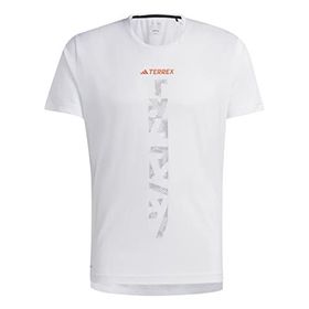 Adidas HT9442 Beyaz Arazi Koşu Erkek T-shirt