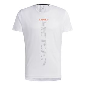 Adidas HT9442 Beyaz Arazi Koşu Erkek T-shirt