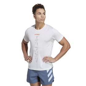 Adidas HT9442 Beyaz Arazi Koşu Erkek T-shirt
