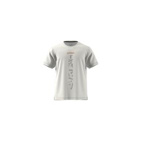 Adidas HT9442 Beyaz Arazi Koşu Erkek T-shirt