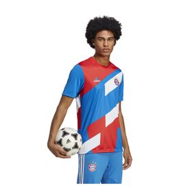 Adidas HU1261 FCB PRESHI Kırmızı Erkek Bayern Münih Forma