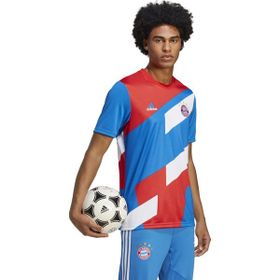 Adidas HU1261 FCB Preshi Kırmızı Mavi Beyaz Erkek Forma