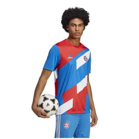 Adidas HU1261 FCB Preshi Kırmızı Mavi Beyaz Erkek Forma