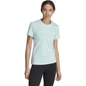 Adidas HY1713 Mavi W Logo TEE Günlük Kadın T-Shirt