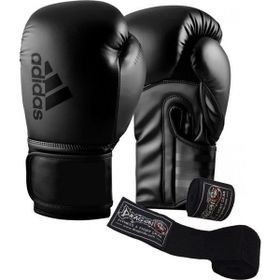 Adidas Hybrid 80 siyah Boks eldivenleri