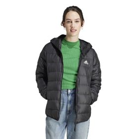 Adidas HZ5724-W ESS L D HO J Siyah Kapüşon Yaka Kadın Mont