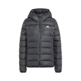 Adidas HZ5724-W ESS L D HO J Siyah Kapüşon Yaka Kadın Mont