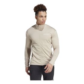 Adidas IB1217 Bej Erkek Dik Yaka Regular Fit Polar Sweatshırt
