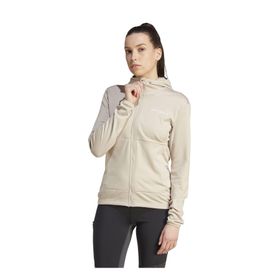 Adidas IB1820 Krem W Terrex XPerior Light Fleece Kadın Outdoor Ceketi
