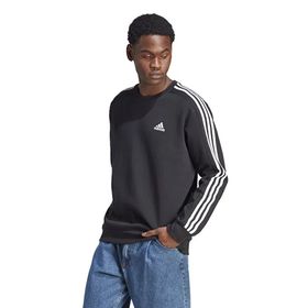 Adidas IB4027 Essentials Fleece 3 Stripes Siyah Günlük Erkek Sweatshirt