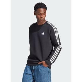 Adidas IB4027 Essentials Fleece 3 Stripes Siyah Günlük Erkek Sweatshirt