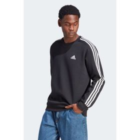 Adidas IB4027 Essentials Fleece 3 Stripes Siyah Günlük Erkek Sweatshirt