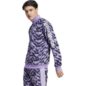 Adidas IB8387 Mor Siyah Erkek Eşofman Üstü