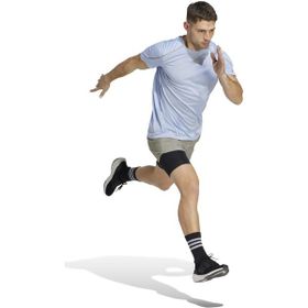 Adidas IB9011 Bisiklet Yaka Düz Mavi Erkek T-Shirt