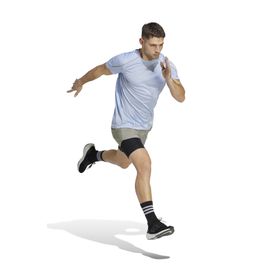 Adidas IB9011 Bisiklet Yaka Düz Mavi Erkek T-Shirt