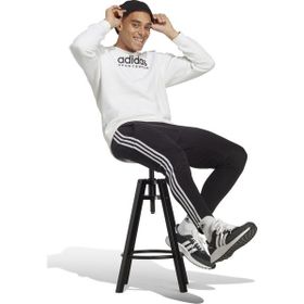 Adidas IC0044 Siyah Beyaz Erkek Eşofman Altı