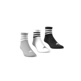 Adidas IC1318 Gri Siyah Beyaz 3'lü Unisex Spor Çorabı