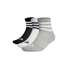 Adidas IC1318 Gri Siyah Beyaz 3'lü Unisex Spor Çorabı