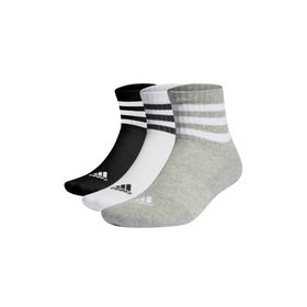 Adidas IC1318 Gri Siyah Beyaz 3'lü Unisex Spor Çorabı