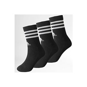 Adidas IC1321 Cushioned Crew 3'lü Siyah Unisex Çorap Seti