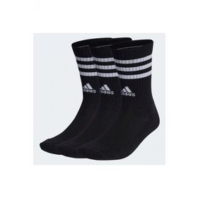 Adidas IC1321 Cushioned Crew 3'lü Siyah Unisex Çorap Seti