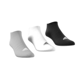 Adidas IC1337 T SPW LOW Gri Beyaz Siyah 3'lü Unisex Çorap Seti