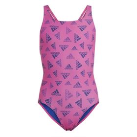 Adidas IC7692 Logo Swimsuit Pembe Kız Çocuk Yüzücü Mayosu