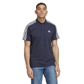 Adidas IC9311 Lacivert M 3S PQ PS Günlük Polo Erkek T-shirt