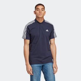Adidas IC9311 Lacivert M 3S PQ PS Günlük Polo Erkek T-shirt