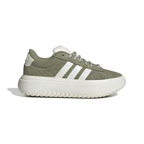 Adidas IH2431 Grand Court Platform Yeşil Kadın Yürüyüş Ayakkabısı