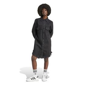 Adidas IJ8342 Siyah Kadın Gömlek Elbise