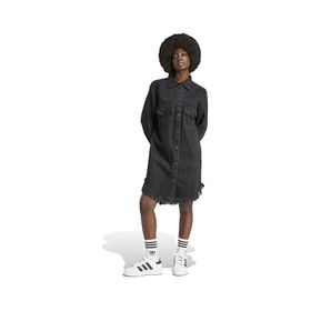 Adidas IJ8342 Siyah Kadın Gömlek Elbise
