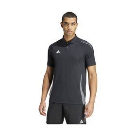 Adidas IJ8344 Siyah Tiro24 C Polo Yaka Futbol Antrenman Erkek T-Shirt