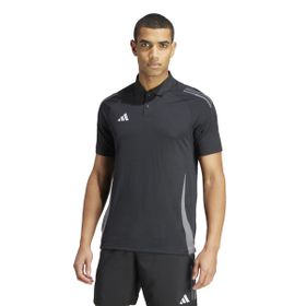 Adidas IJ8344 Siyah Tiro24 C Polo Yaka Futbol Antrenman Erkek T-Shirt