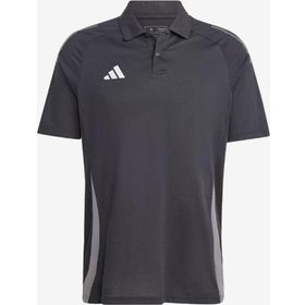 Adidas IJ8344 Siyah Tiro24 C Polo Yaka Futbol Antrenman Erkek T-Shirt