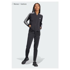 Adidas IJ8781 Siyah - Beyaz Kadın Eşofman Takımı