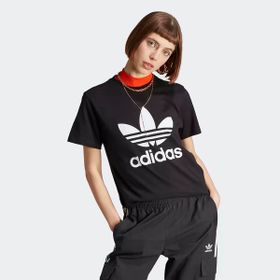 Adidas IK4035 Siyah Trefoil Tee Kadın Günlük T-shirt
