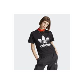 Adidas IK4035 Siyah Trefoil Tee Kadın Günlük T-shirt