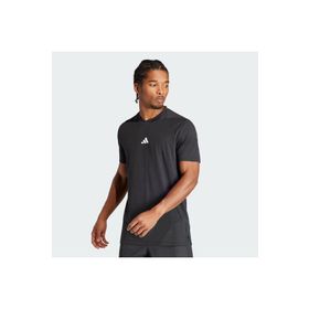 Adidas IK9725 Designed For Training Yuvarlak Yaka Siyah Erkek T-shirt