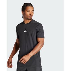 Adidas IK9725 Designed For Training Yuvarlak Yaka Siyah Erkek T-shirt