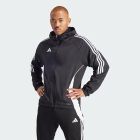 Adidas IM8806 Tiro 24 Siyah Kapüşonlu Erkek Rüzgarlık