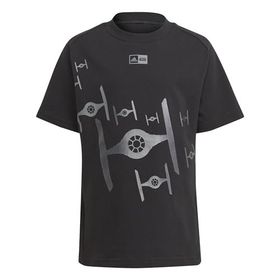 Adidas IM9519 Siyah X Star Wars ZNE T Günlük Çocuk T-shirt