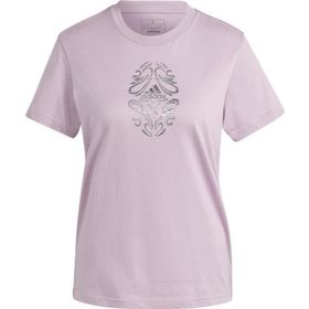Adidas IN6449 Mor W Metallic TEE Günlük Kadın T-Shirt