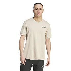 Adidas IN6504 Krem XPL Logo TEE Antrenman Erkek T-Shirt