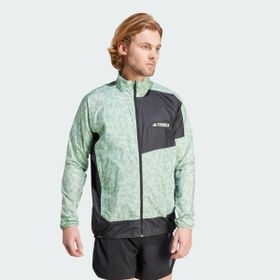 Adidas IN6727 Terrex Trail Wind J Günlük Stil Yeşil Erkek Rüzgarlık