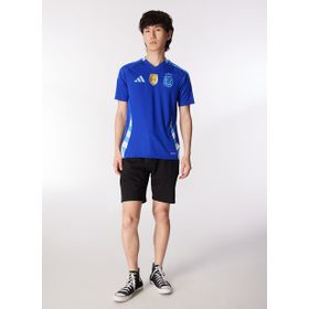 Adidas IP8413 AFA Mavi Yuvarlak Yaka Erkek Forma