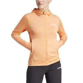 Adidas IQ3729 Turuncu W Terrex XPerior Light Fleece Outdoor Kadın Ceket